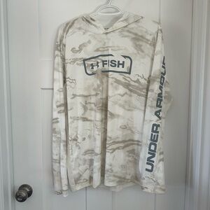 Under Armour men’s fish pro camo hoodie UPF50+